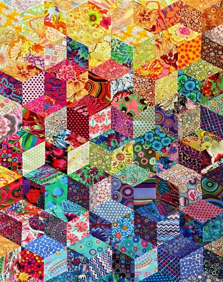 Diamonds III - Tumbling Blocks